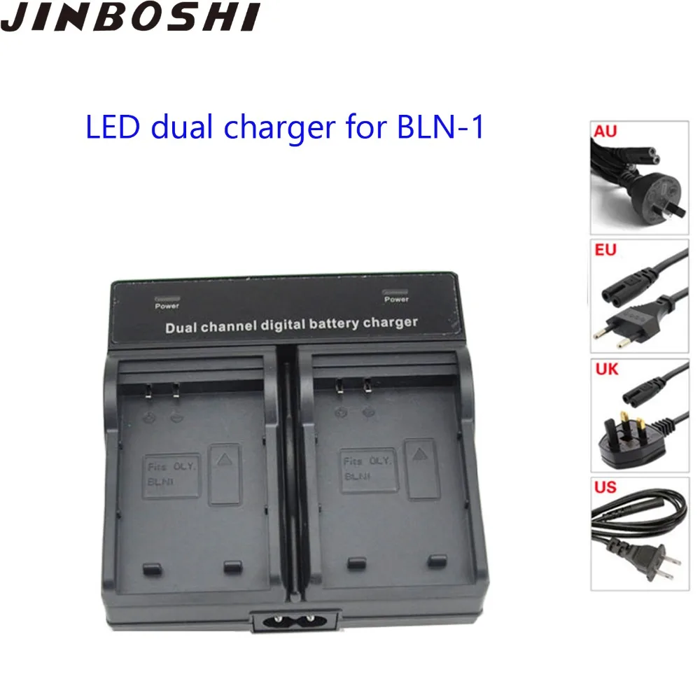 JINBOSHI горячая распродажа 1 шт. BLN BLN1 LED двойная камера зарядное устройство для OLYMPUS