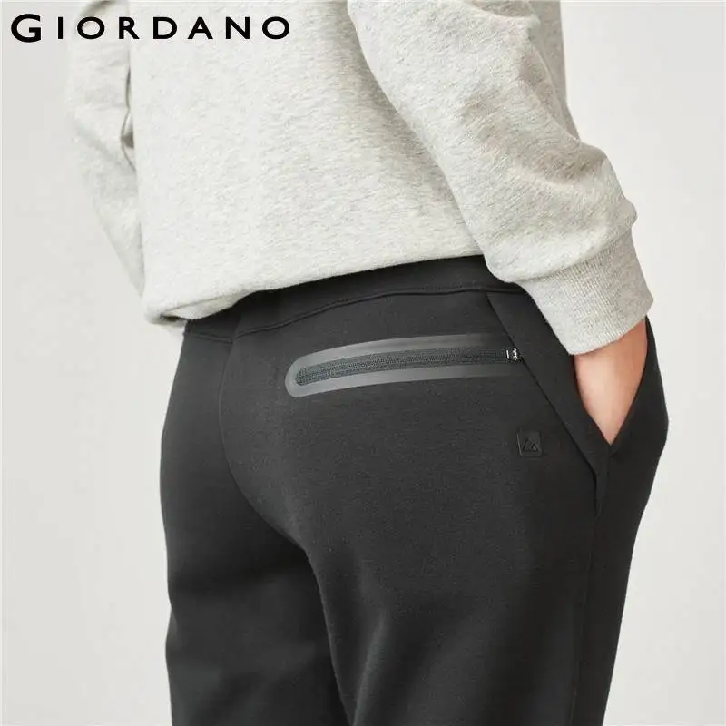 Giordano женские спортивные утеплённые брюки на эластичной талии с резинкой.|women joggers