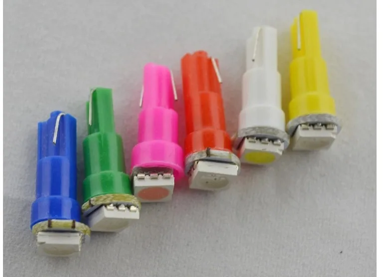 10X T5 18 37 70 73 74 79 86 2721 1 светодиодный 5050 SMD автомобиль приборной панели потепления индикатор клин светильник лампы авто лампы приборной светильник s 12V