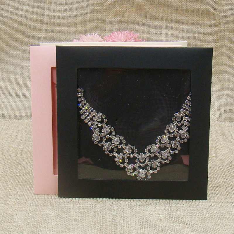 DIY бумажный оконный пакет для свадебных карточек сумка CD шоу ювелирное