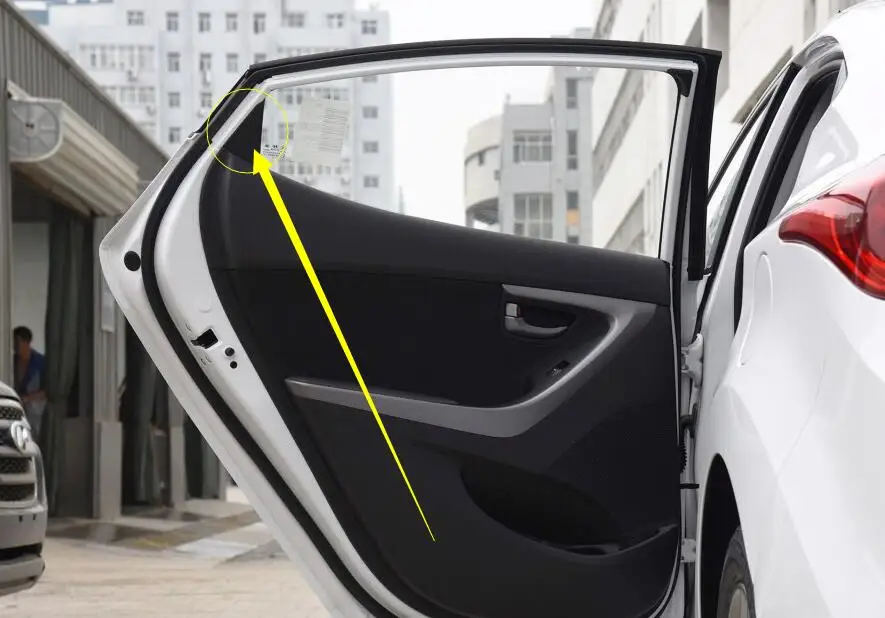 Для Hyundai Elantra Левая крышка крышки OEM 83910 3X000 83920 1 пара|Защитный корпус дверного