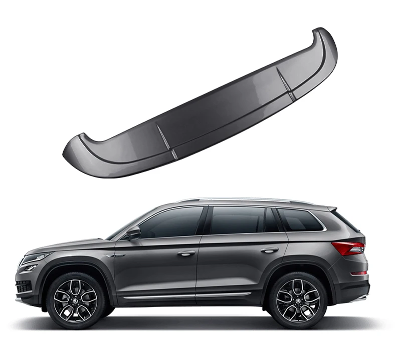 gray JIOYNG для SKODA KODIAQ заднее крыло спойлера, на крышке багажника Спойлеры крыльев краска ABS 3M паста быстро по EMS - Цвет: gray