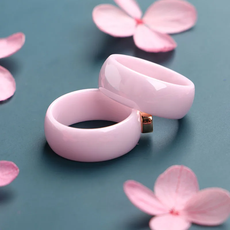 Здоровые кольца для женщин искусственное золото розовое кольцо с кристаллами
