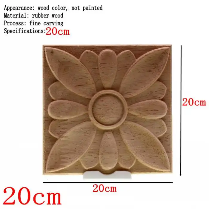 

RUNBAZEF Декоративная деревянная наклейка из массива дерева