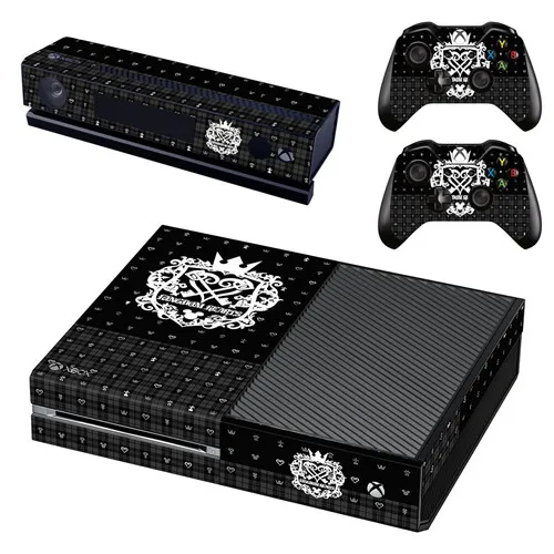 GSTM2356 Новая наклейка на кожу для Xbox One консоль и Kinect и 2 контроллера для Xbox One Наклейка на кожу винил-Королевство Сердца 3 - Цвет: GSTM2356