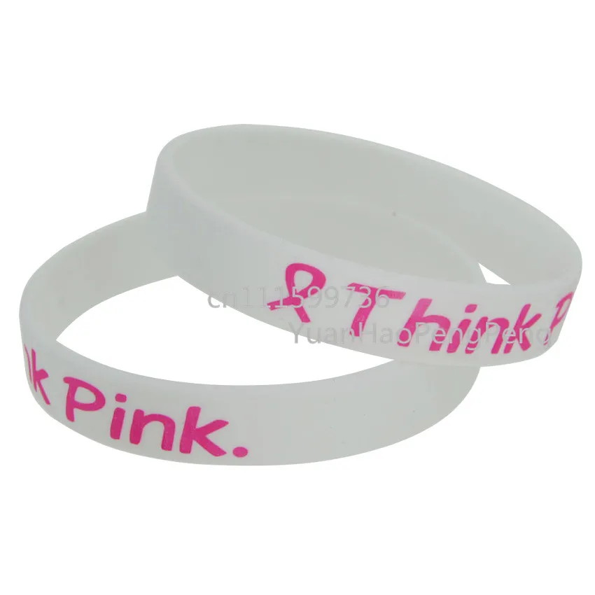 Браслет браслет Think Pink с розовой лентой|wristband bracelet|c braceletbracelet c |