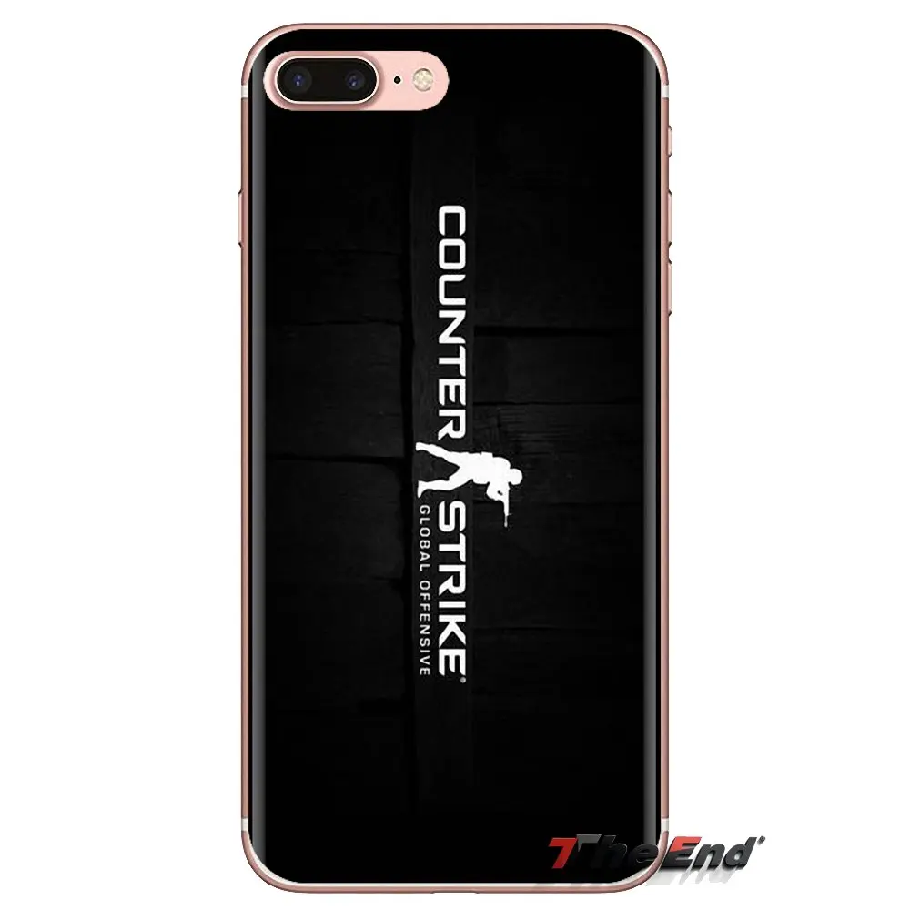 For Oneplus 3T 5T 6T Nokia 2 3 5 6 8 9 230 3310 2.1 3.1 5.1 7 Plus 2017 2018 Soft Transparent Bag Case counter strike CS GO guns |