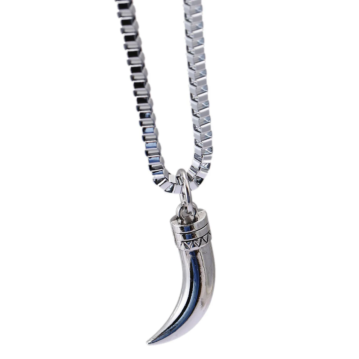 Новинка 2017 года зуб Цепочки и ожерелья оригинальность панк хип-хоп Титан Кот цепи