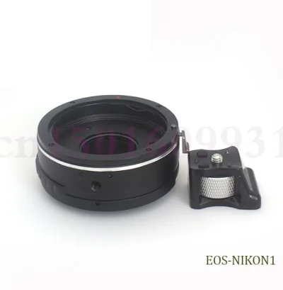 

EF регулируемое крепление для диафрагмы адаптер кольцо подходит для Canon EF Крепление объектива для nikon 1 + с подставкой для штатива