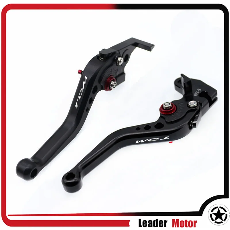 Black With Red Для YAMAHA TDM 900 2002 TDM900 2003 2004 аксессуары для мотоциклов cnc алюминиевые Короткие тормозные рычаги сцепления - Цвет: Black With Red