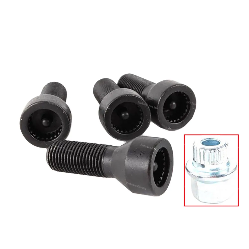 1 компл. M14 * 5 19 зубчатые колесные болты замки 36136786426 для BMW E65 E66 745 750 760 E83 7 серии X3 2000