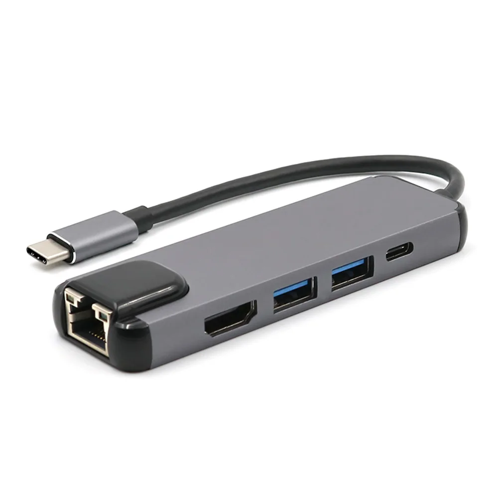 USB C Ethernet адаптер usb концентратор конвертер 4 K HDMI Тип 3 0 к RJ45 Соединительная плата