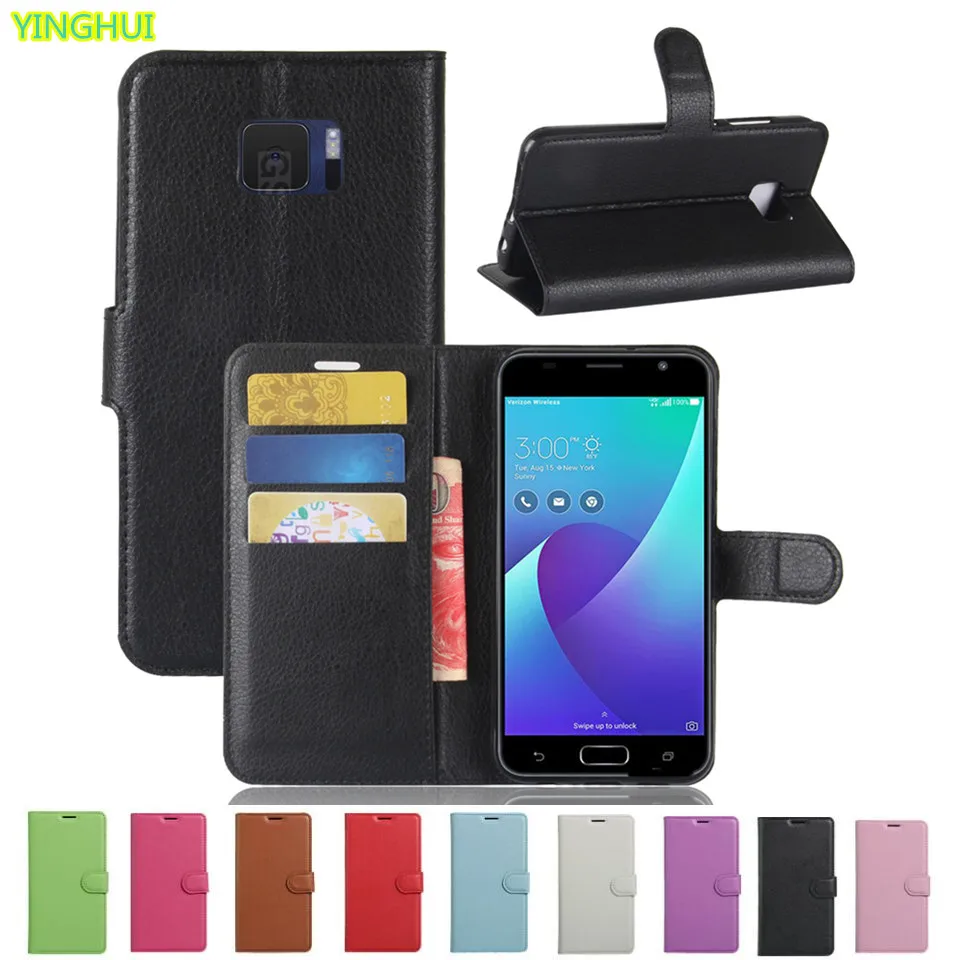 Для Asus Zenfone V V520KLCase Роскошная Обложка на заднюю панель из искусственной кожи чехол