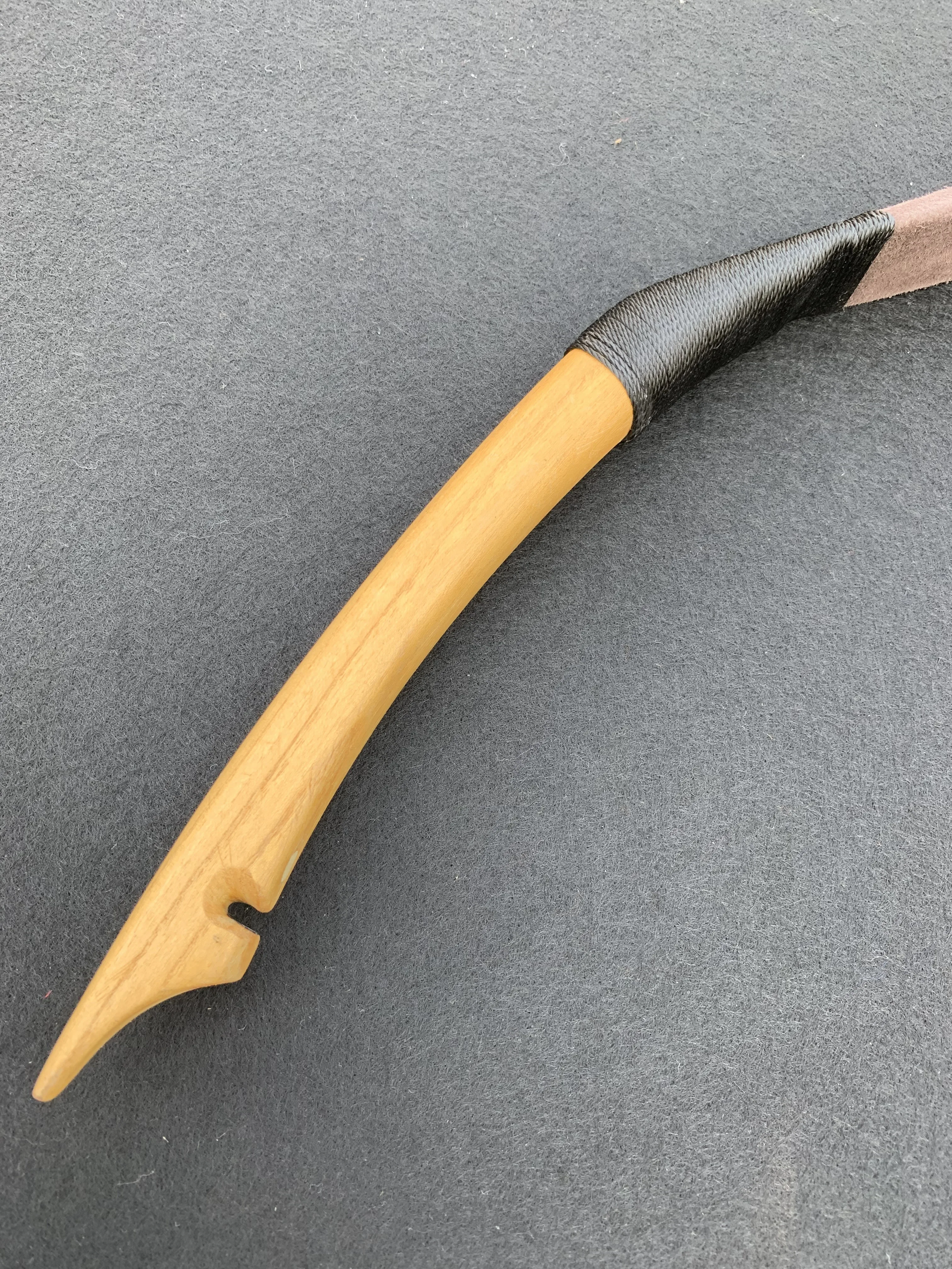 Черный полезный для тренировки стрельбы из лука охоты ручной работы деревянный