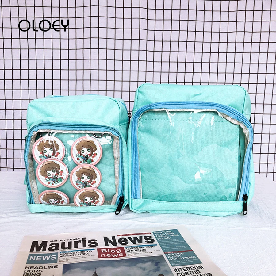 Новинка 2019 прозрачная Маленькая женская сумка холщовая милая через плечо в стиле