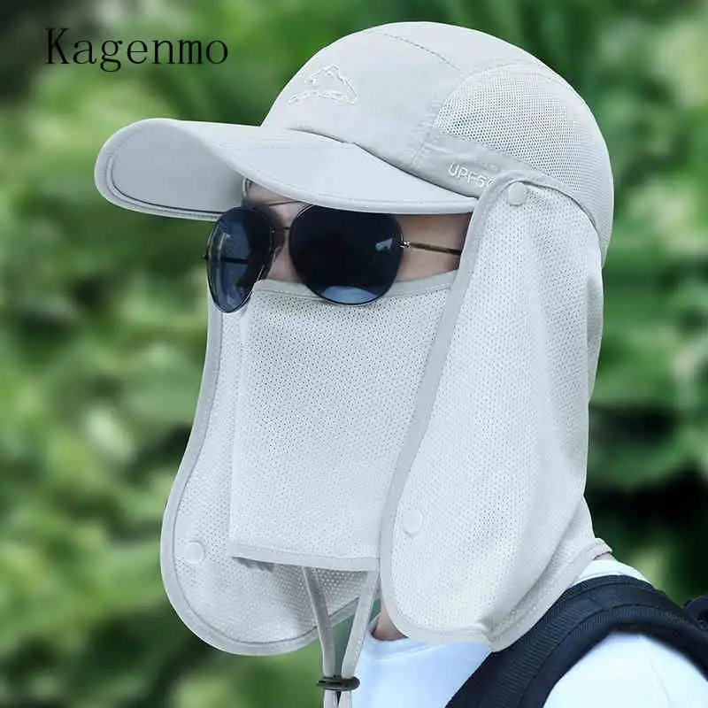 Кепка Kagenmo мужская летняя Спортивная солнцезащитная походная для рыбалки