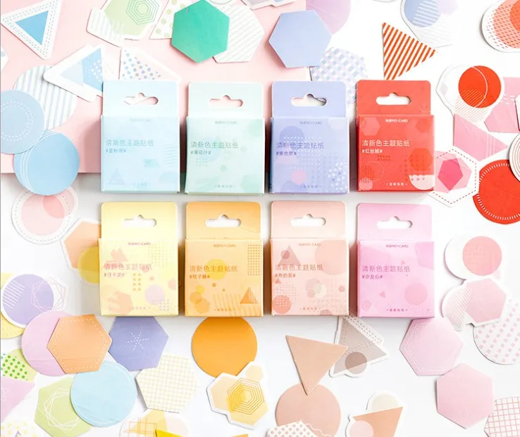 

Colorful round decorative sticker(1pack)