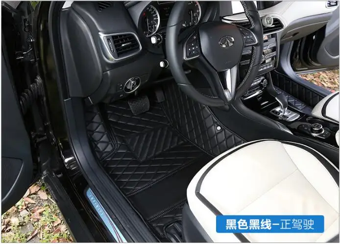 Jioyng 3D слякоть Коврики ноги площадку для Infiniti Q50 q50s qx30 qx50 qx60 qx70 QX80 эсквайр Q70 Q70L (6