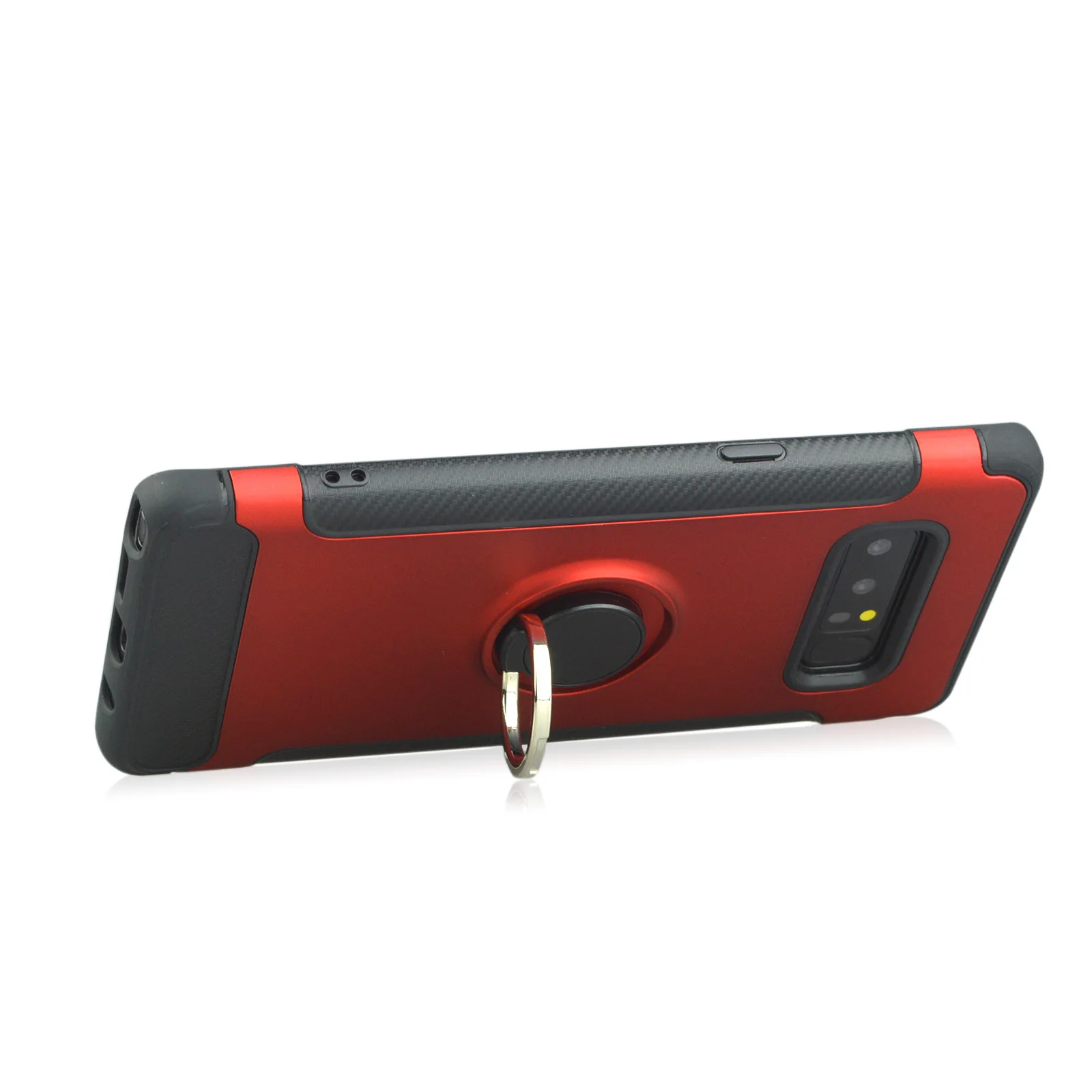 Вращающийся на 360 ° ТПУ + PC Ультра тонкое кольцо из углеродного волокна держатель