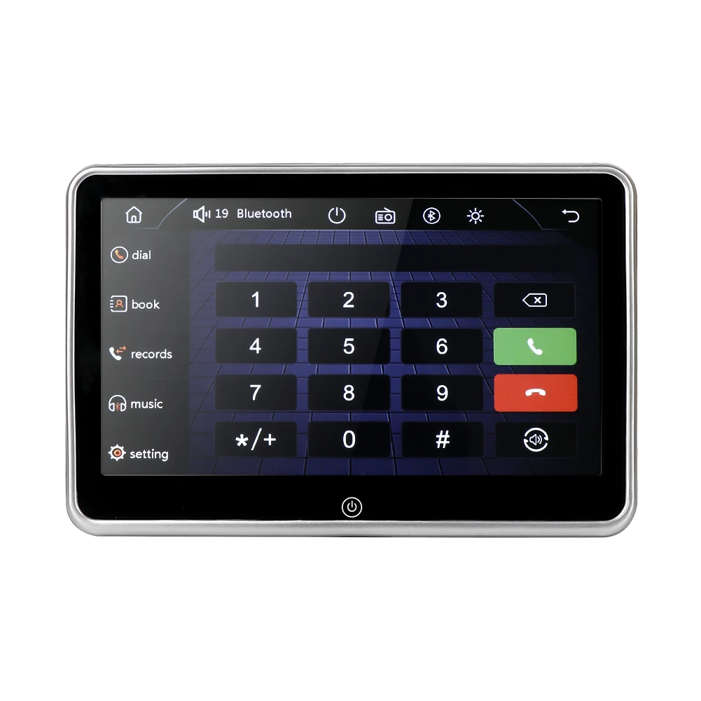 1" HD Автомобильный подголовник монитор DVD видео плеер USB/SD/FM TFT lcd цифровой экран сенсорная кнопка игры пульт дистанционного управления автомобиля MP5 плеер