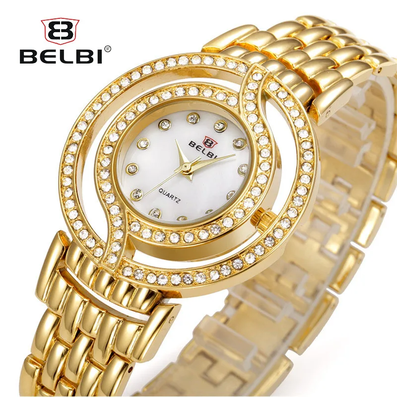 Belbi Для женщин часы Relogio Feminino Роскошные Кварцевые наручные Reloj Mujer 2018|Женские часы|