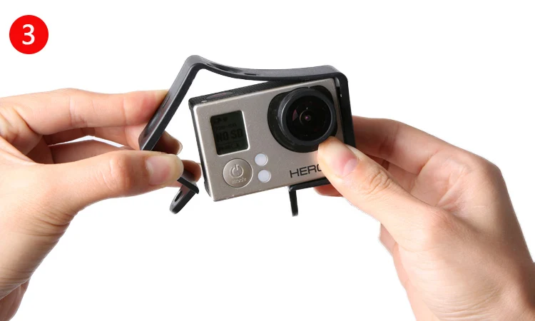 Для GoPro аксессуары GoPro Hero 4 3+ 3 защитная рамка чехол для видеокамеры корпус чехол для Go Pro Hero4 3+ 3 Экшн-камеры