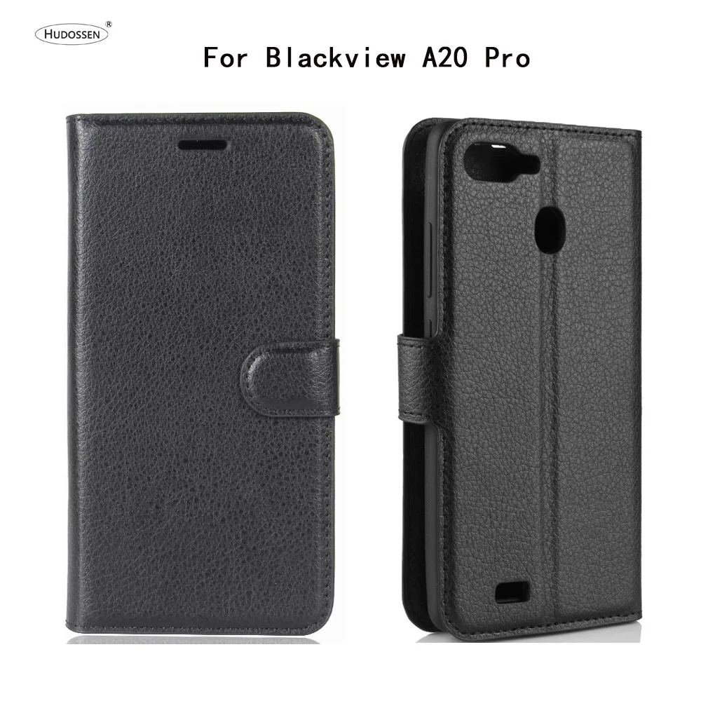 Чехол HUDOSSEN для Blackview A20 Pro роскошный флип искусственная кожа силиконовый чехол