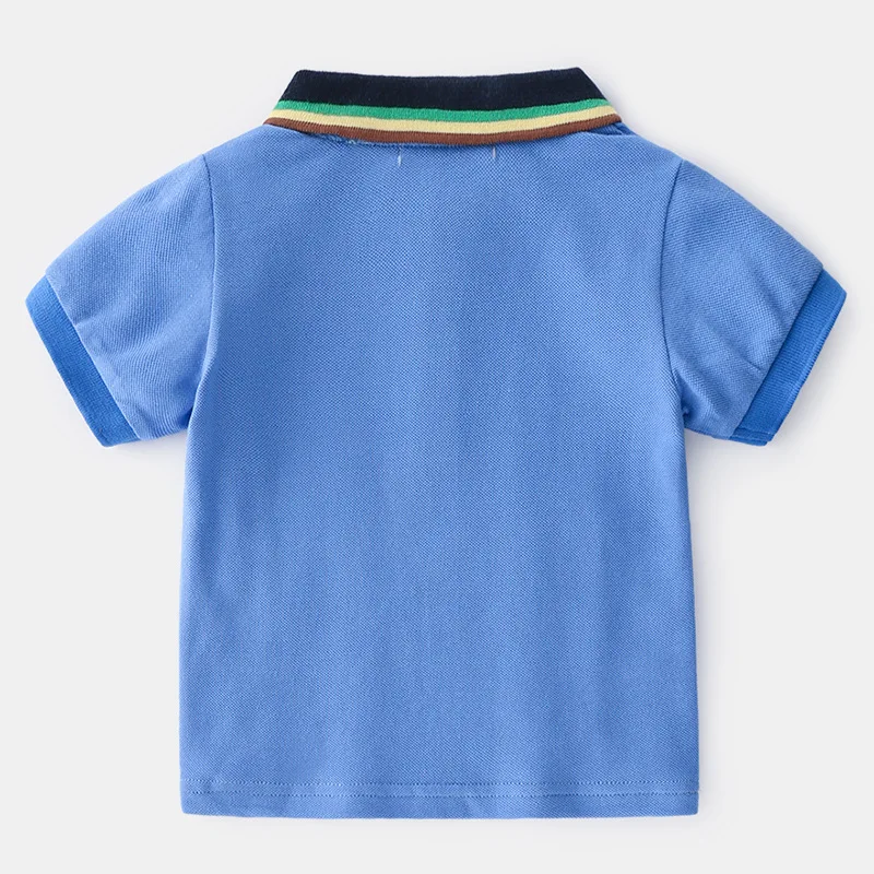 Мальчик. Школьная одежда детские рубашки поло с коротким рукавом белая рубашка