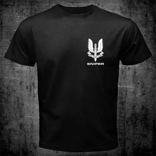 Футболка мужская с эмблемой спецназ двухсторонняя рубашка принтом снайпера