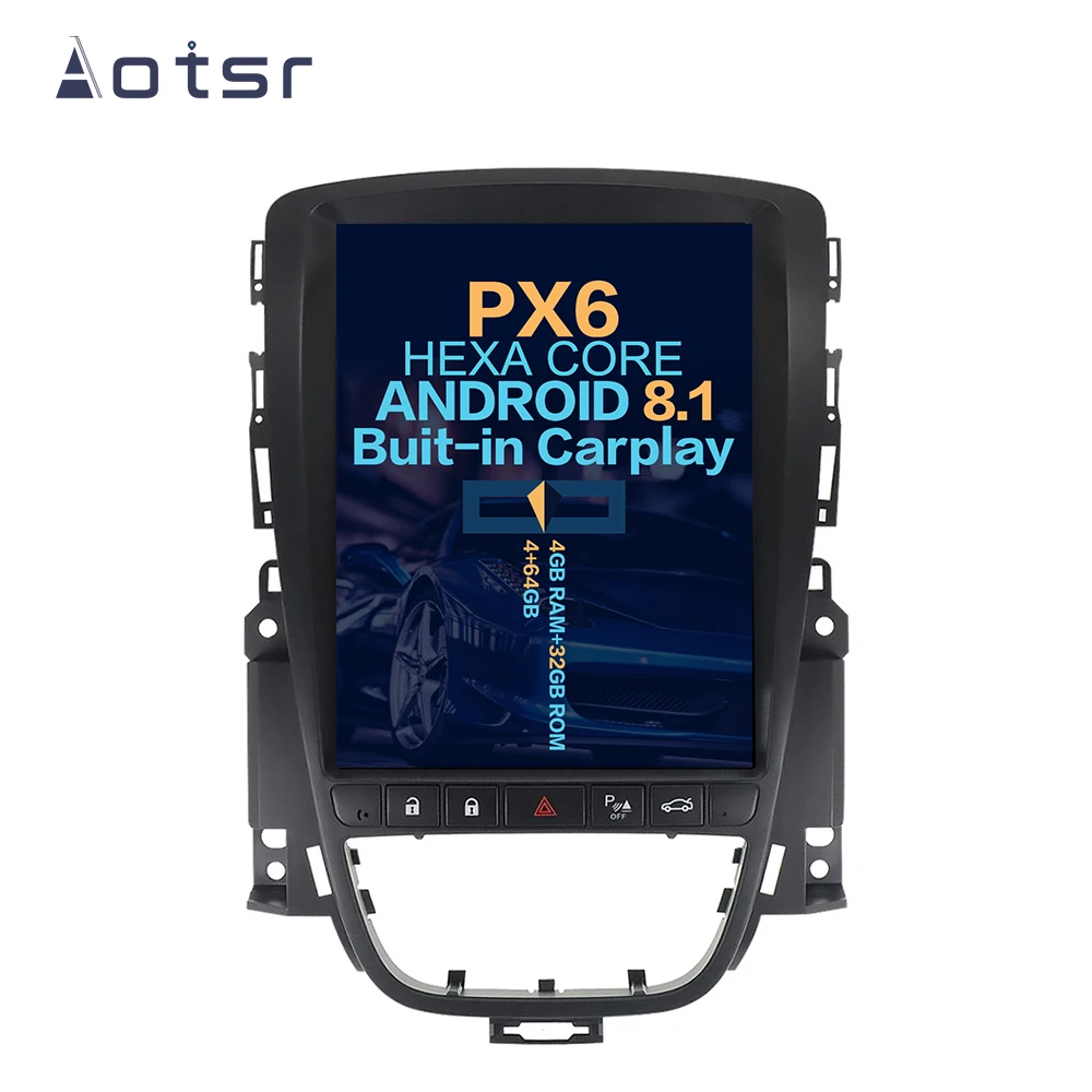 

Aotsr Tesla Vertical screen Android 8.1 Car DVD player GPS Navigation For OPEL Vauxhall Holden Astra J 2010-2013 multimedia