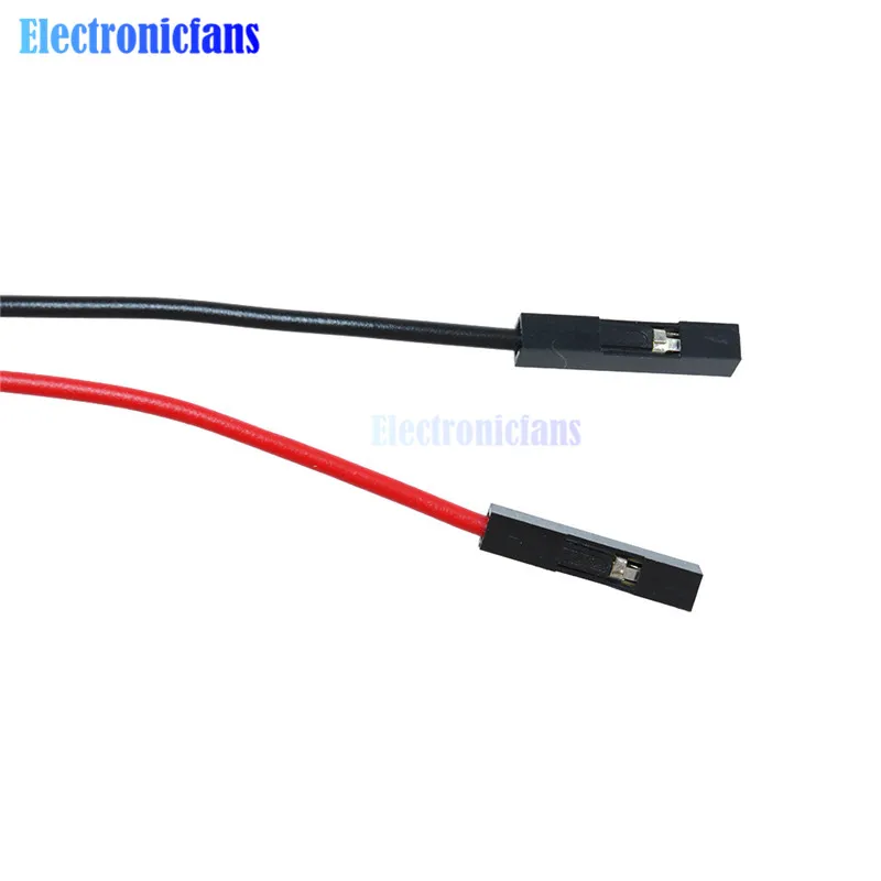 2Pcs 2Pin 70cm Cable set Female-Female Jumper Wire for Arduino 3D Printer Reprap | Электронные компоненты и
