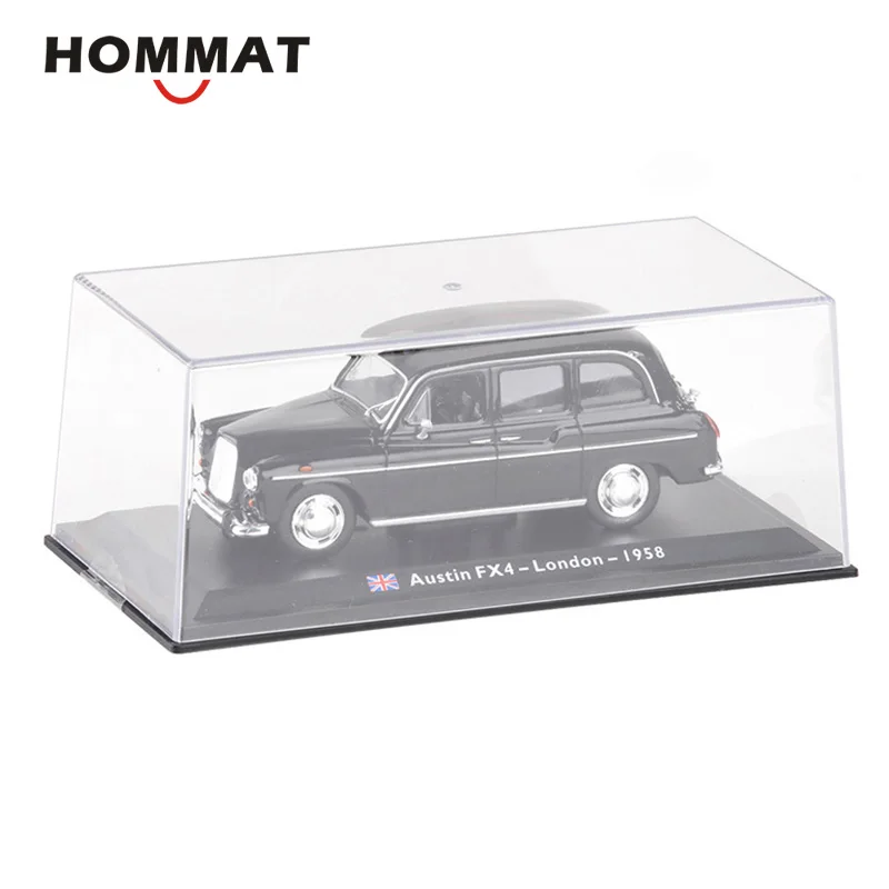 HOMMAT Симуляция 1:43 Винтажный Лондонский такси-кэб Austin FX4 1958 года из сплава литьевого модельного автомобиля коллекции игрушек Рождественский подарок