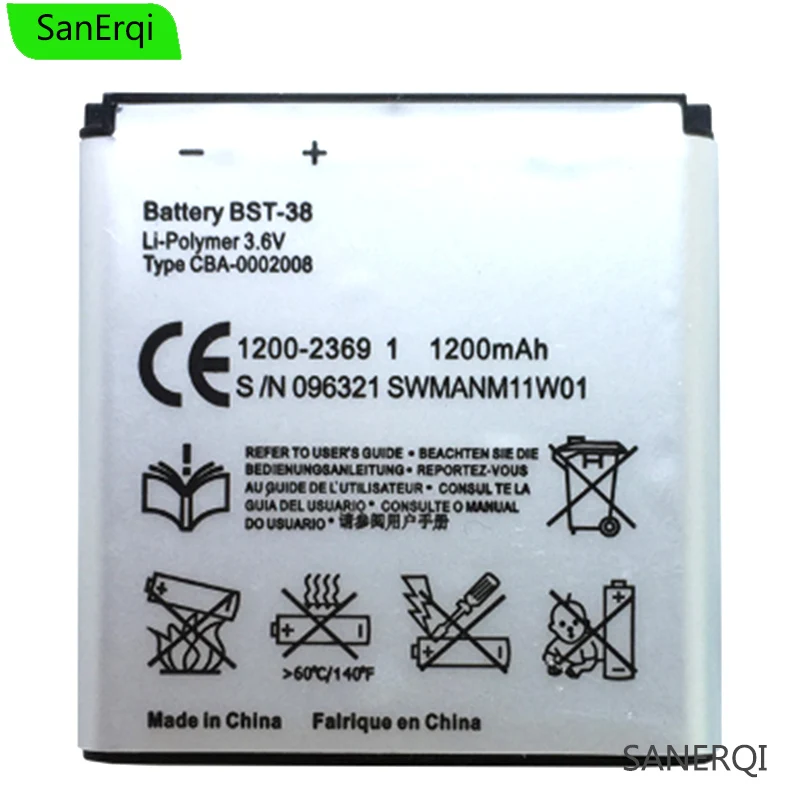 Аккумулятор BST 38 BST38 для телефона Sony Ericsson W580 W580i w760 T650 X10 mini Pro 930 мАч|Аккумуляторы