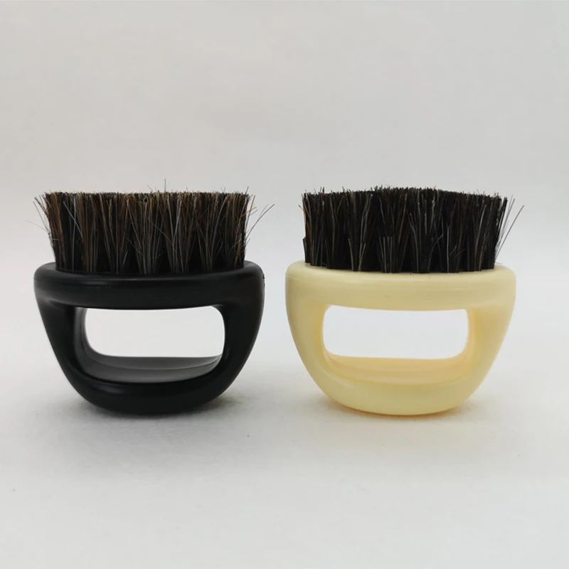 Черная ABS пластиковая щетиная щетка для бритья бороды парикмахера brosse barbe cepillo barba