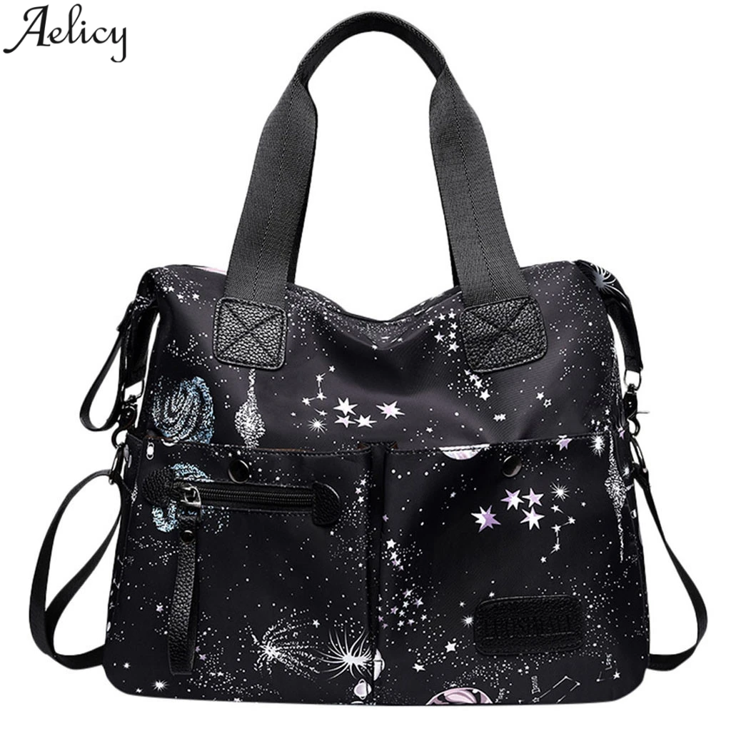 Aelicy модная женская сумка через плечо с пейзажным узором универсальная ручная