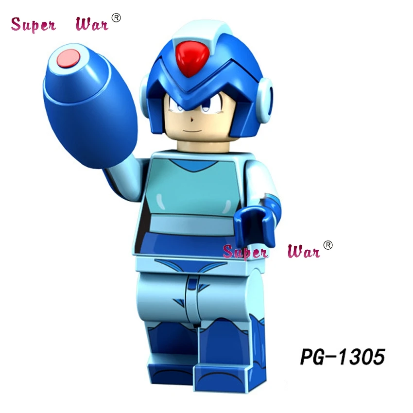 PG1305 Один мультфильм Супер Герои ЖЕЛЕЗНЫЙ ЧЕЛОВЕК 28 FX мазингер Z MEGA man Yuanzu Rockman строительные блоки игрушки для детей - Цвет: PG1305