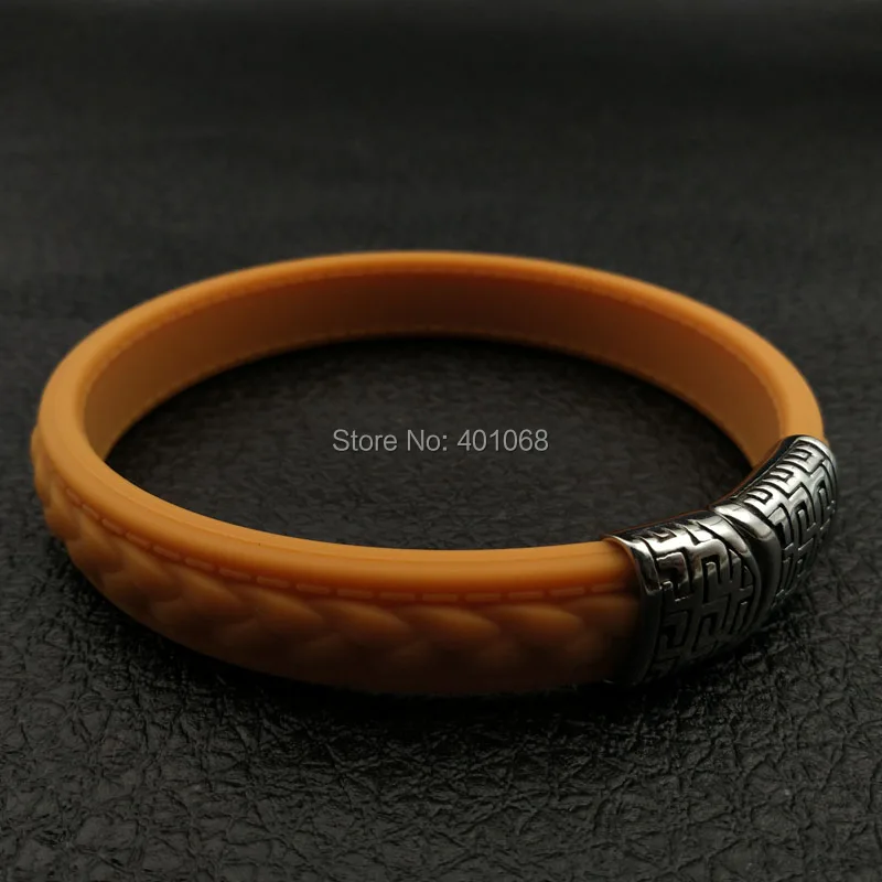 Оптовая торговля спортивными стильными комфортными модными браслетами из силикона с нержавеющей стали энергетическими, бесплатная доставка 20 штук/лот.