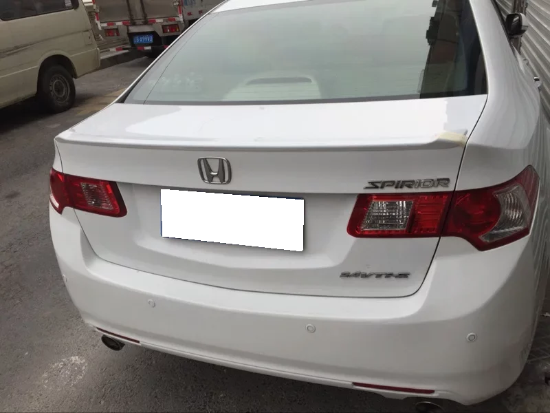 Для 2009-2014 Honda Spirior acura TSX Спойлер ABS Материал заднее крыло автомобиля праймер цвет
