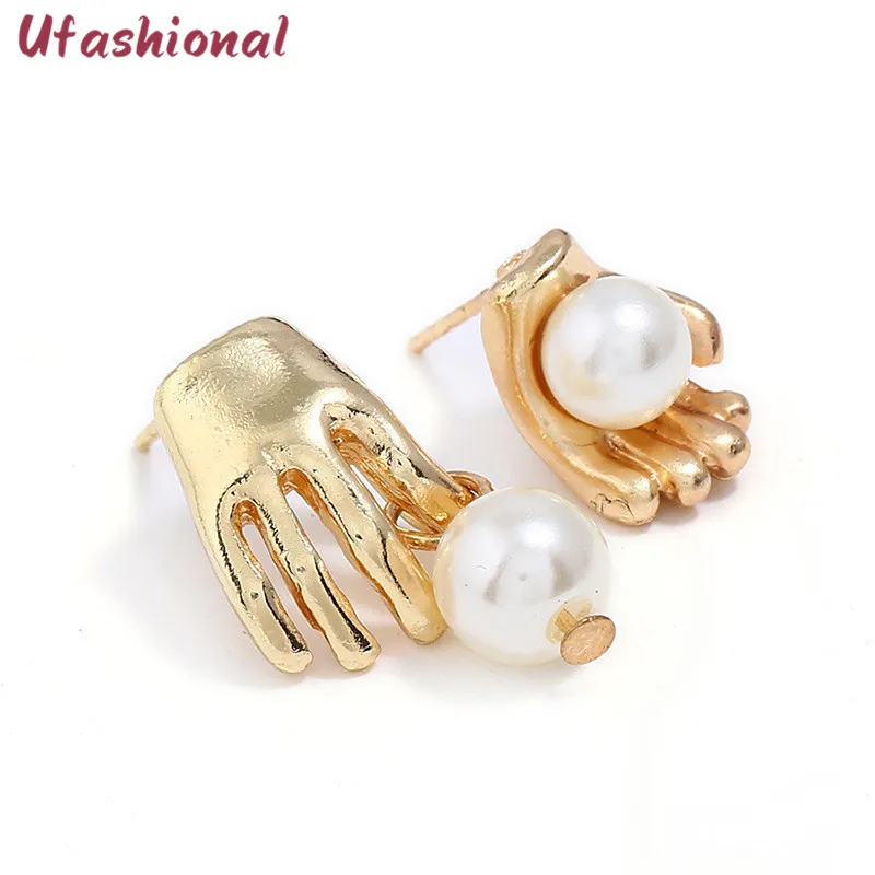 Винтажные модные пирсинг женские сережки с подвесками букле d Oreille имитация