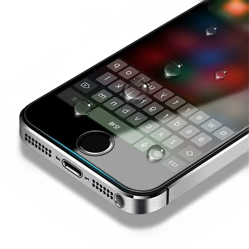 Устойчивое к царапинам Премиум Закаленное стекло пленка для iphone5s 4 0 дюймов 9H 2.5D