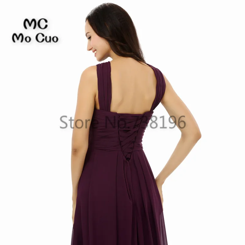 

2017 Halter Off Shoulder Bridesmaid Dress Long Maid of Honor Wedding Party Dresses Chiffon Pleat Formal Bridesmaids Dresses