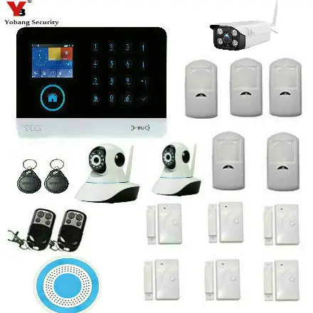 Yobang безопасности wifi RFID GSM SMS IOS Android приложение управление домашней умный дом