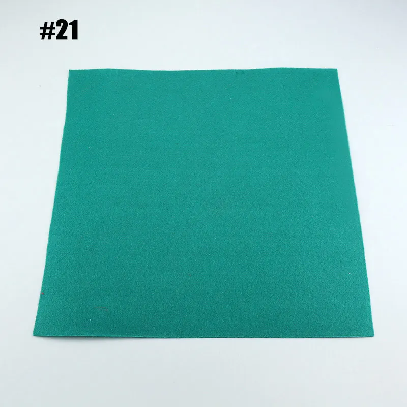 1 Sheet 30X30 см фетровая ткань 40 цветов на выбор Нетканая рукоделие DIY шитье ручная работа 1 мм Think Feltro Colth 1 лист/упаковка - Цвет: 1 Sheet