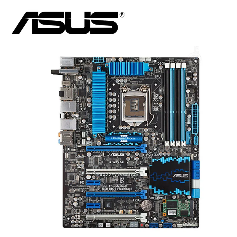 Материнская плата ASUS 1155 материнская для настольного ПК премиум класса Z77 Socket LGA i3