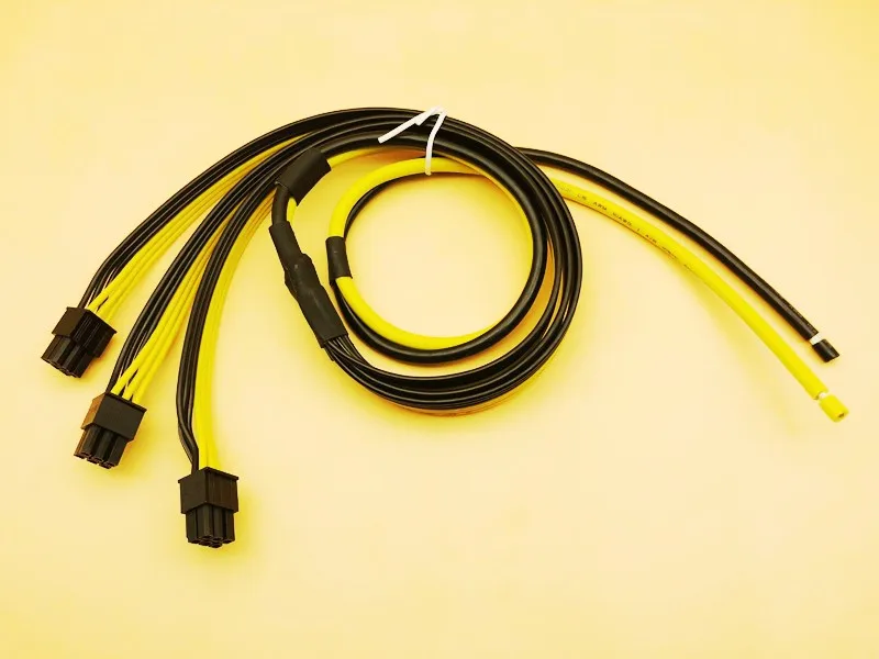 5 шт. новый кабель питания 3 6 контактный адаптер GPU видеокарта провод 10AWG + 16AWG