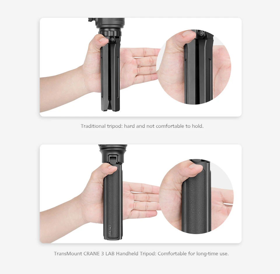 Zhiyun Crane 3 Lab Tripod transpmount для крана 3/2/Plus Smooth 4 стабилизатор ручной работы аксессуары для Кардана с 1/4 дюймовым винтом
