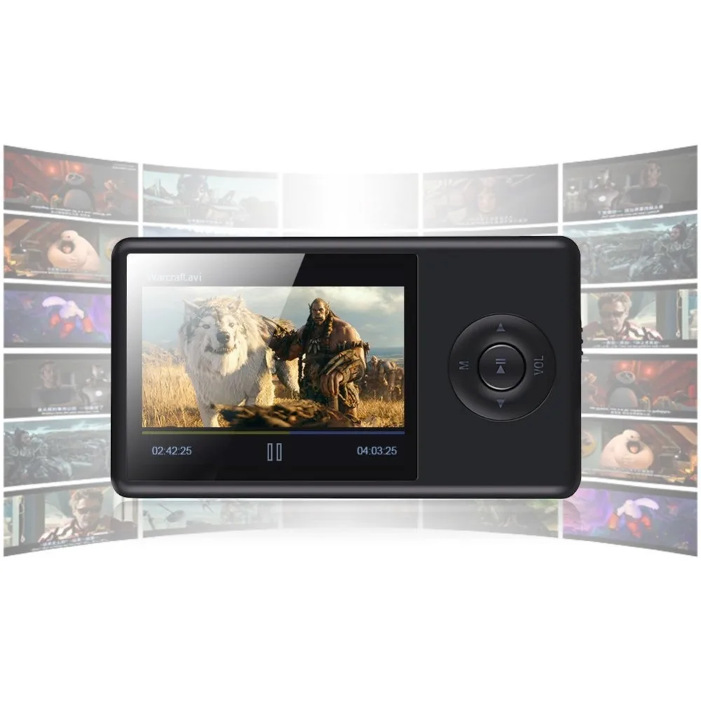 Новинка 2017 года оригинальный X11 MP3 плеер 8 ГБ 2.4 дюймов экран играть 60 H Mp3 плеера HiFi