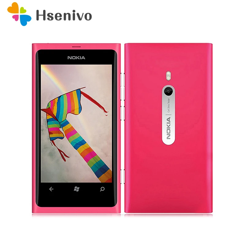 Восстановленный Nokia 800 оригинальный Lumia 3G WIFI GPS камера 8 МП 16 Гб разблокированный