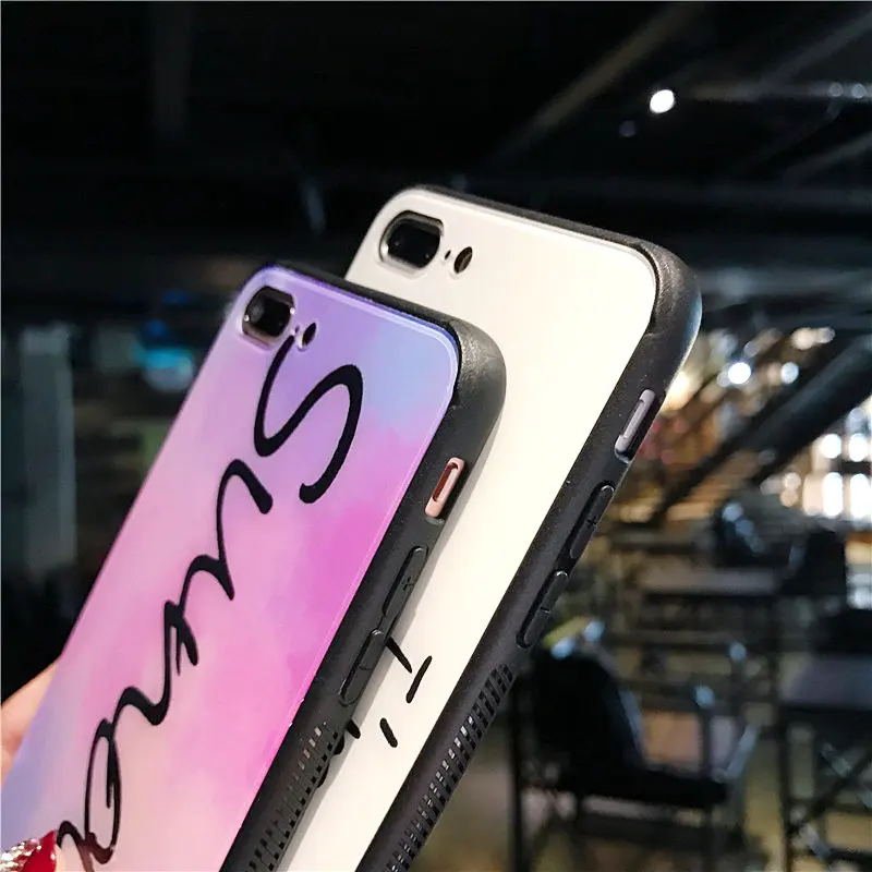 Модная чехол для телефона Apple iPhone x 7 8 плюс 6s 6 Plus воскресенье Я хорошие слова
