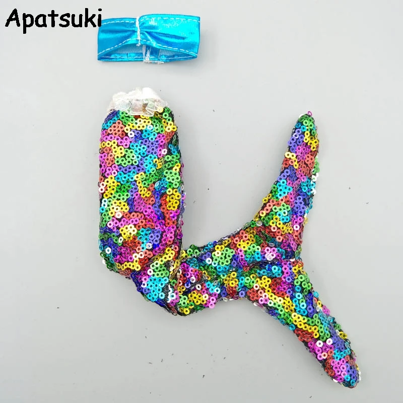new 6 Сказочный комплект Русалка, костюм морской принцессы, топ, бюстгальтер, рыбий хвост, Одежда для куклы Барби 1/6 года, BJD кукла, детские игрушки для девочек, подарок - Цвет: new 6